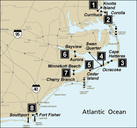 NC Ferry Routes